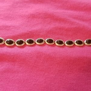 Sterling silver black onyx bracelet